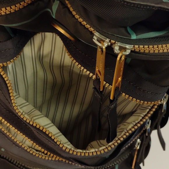 lululemon athletica Black Backpack with Green Grid Pattern - Picture 6 of 14